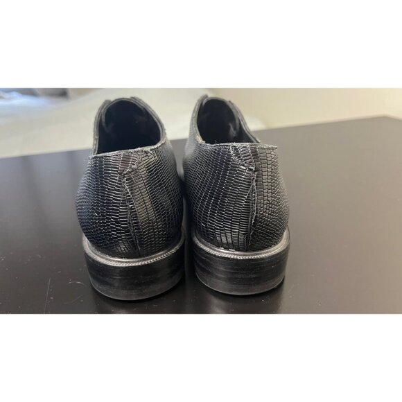 ROBERT CLERGERIE TEXTURED BLACK OXFORD DERBY SHOES 36 6 - Picture 6 of 8